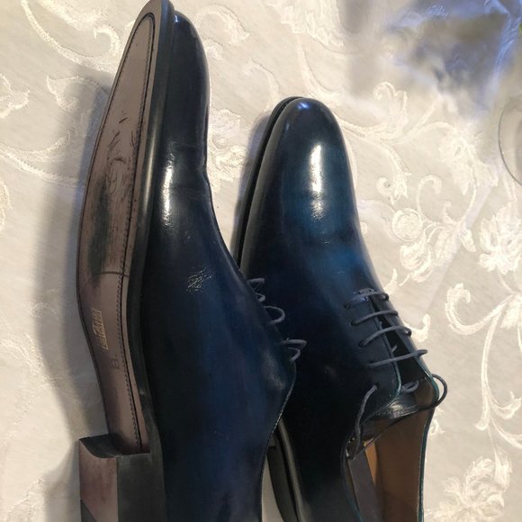 mens blue shoes size 12 - Picture 2 of 4